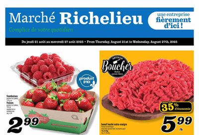 Marche Richelieu Flyer August 21 to 27