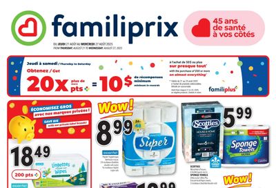 Familiprix Flyer August 21 to 27