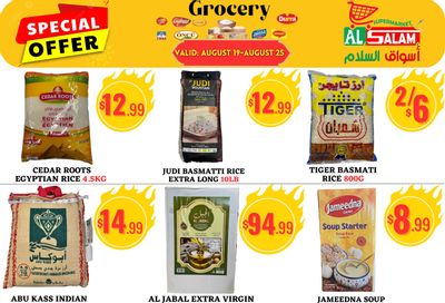Al-Salam Supermarket Flyer August 19 to 25