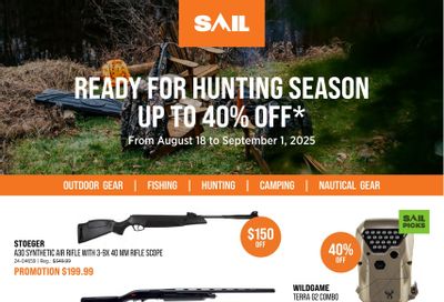SAIL Flyer August 18 to September 1 SAIL Flyer August 18 to September 1