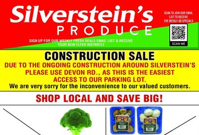 Silverstein's Produce Flyer August 19 to 23