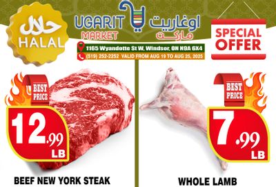 Ugarit Market Flyer August 19 to 25 Ugarit Market Flyer August 19 to 25