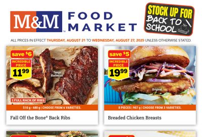 M&M Food Market (Atlantic, ON & West) Flyer August 21 to 27