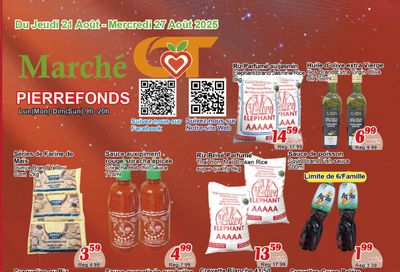 Marche C&T (Pierrefonds) Flyer August 21 to 27