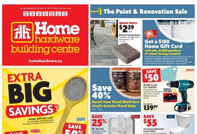 Home Hardware Building Centre (BC) Flyer June 18 to 24