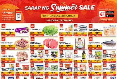 Seafood City Supermarket (ON) Flyer August 21 to 27