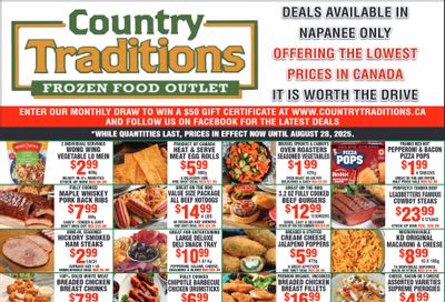 Country Traditions Flyer August 21 to 28