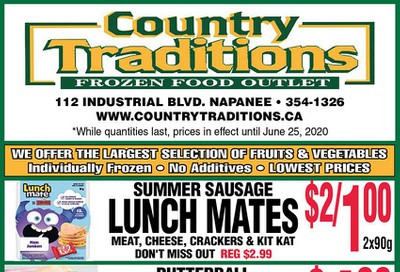 Country Traditions Flyer June 18 to 25