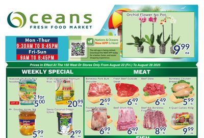 Oceans Fresh Food Market (Brampton) Flyer August 22 to 28