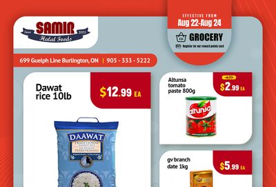 Samir Supermarket Flyer August 22 to 24