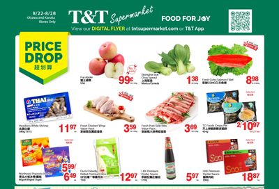 T&T Supermarket (Ottawa & Kanata) Flyer August 22 to 28
