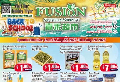 Fusion Supermarket (Scarborough) Flyer August 22 to 28 Fusion Supermarket (Scarborough) Flyer August 22 to 28