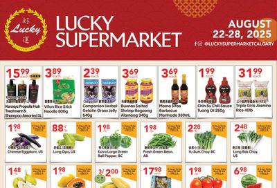 Lucky Supermarket (Calgary) Flyer August 22 to 28