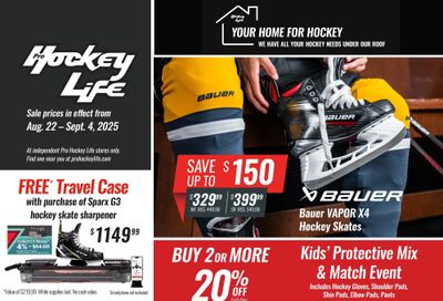 Pro Hockey Life Flyer August 22 to September 4