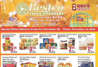 BestCo Food Mart (Scarborough) Flyer November 8 to 14