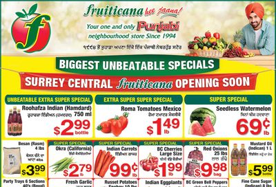 Fruiticana (Greater Vancouver) Flyer August 22 to 27