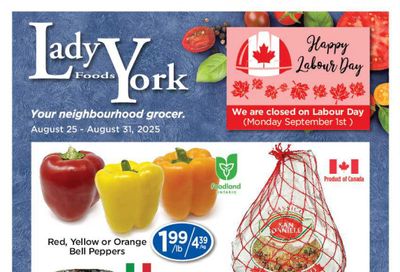 Lady York Foods Flyer August 25 to 31