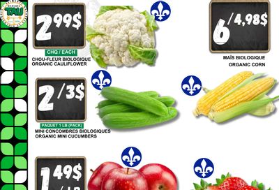Marches Tau Produce Flyer August 25 to 31