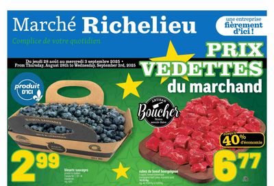 Marche Richelieu Flyer August 28 to September 3