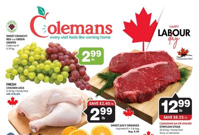 Coleman's Flyer August 28 to September 3