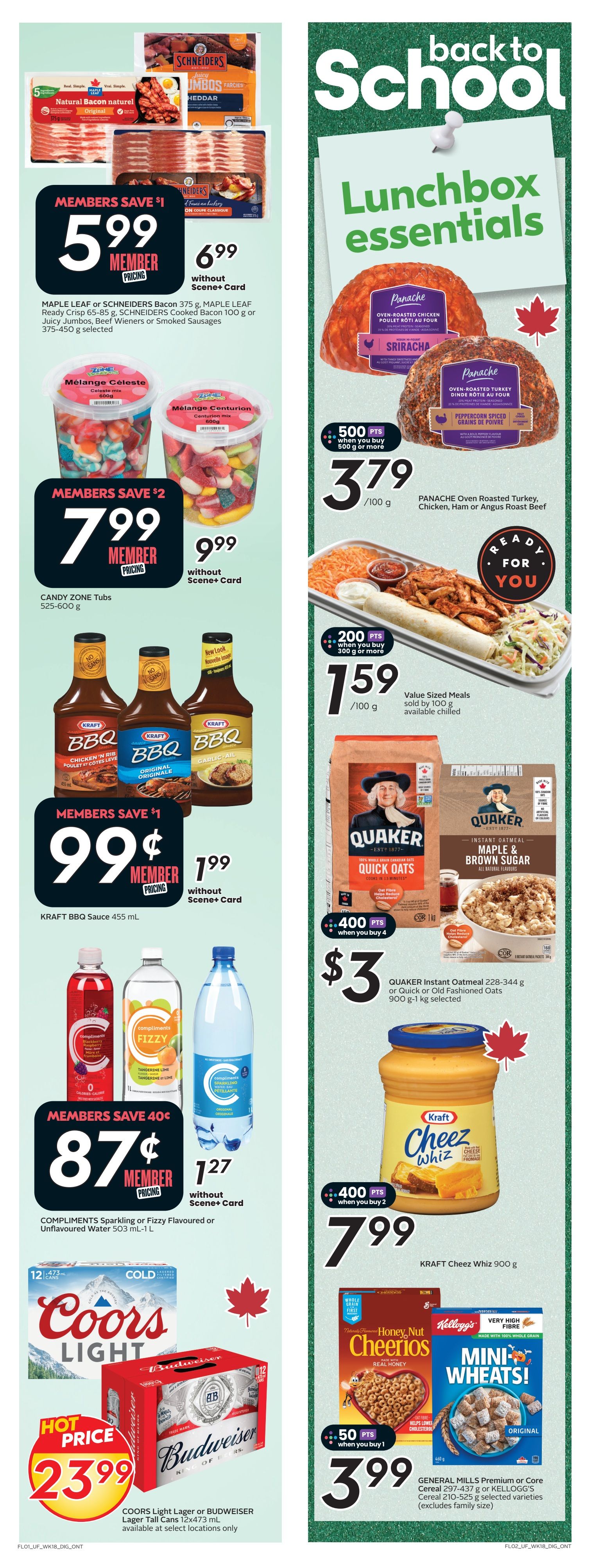 Sobeys Urban Fresh Flyer August 28 to September 3