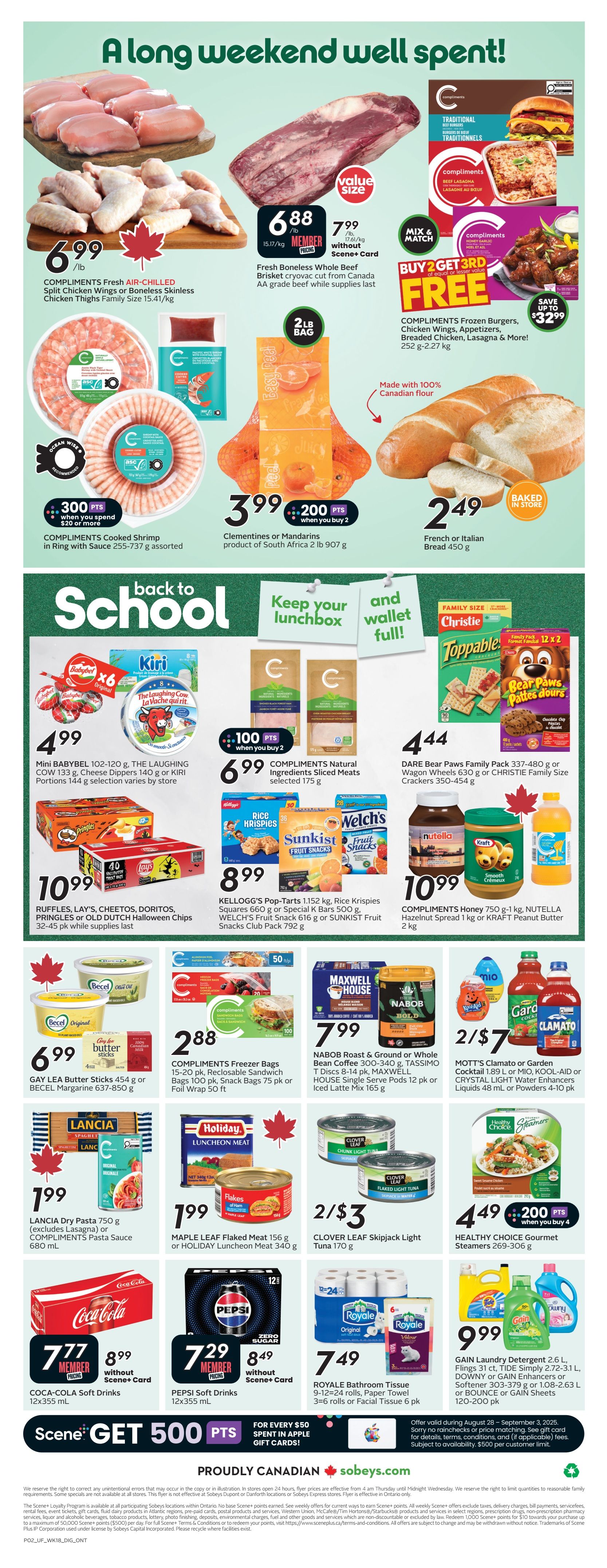 Sobeys Urban Fresh Flyer August 28 to September 3