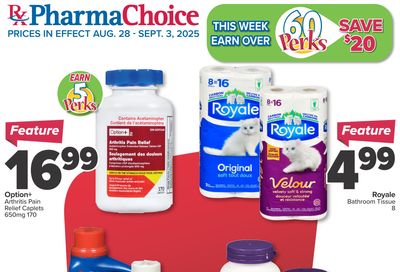 PharmaChoice (BC, AB, SK & MB) Flyer August 28 to September 3