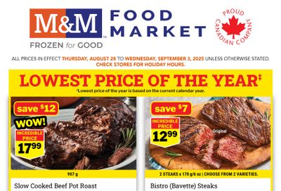M&M Food Market (ON) Flyer August 28 to September 3