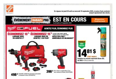 Home Depot (QC) Flyer August 28 to September 10