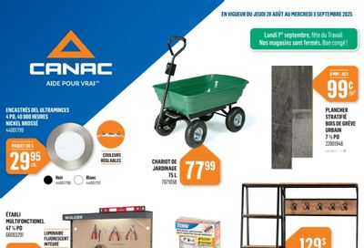 Canac Flyer August 28 to September 3