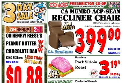 Fredericton Co-op Flyer August 28 to September 3 Fredericton Co-op Flyer August 28 to September 3