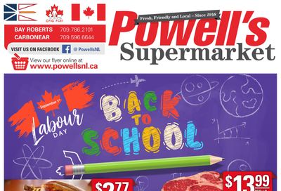 Powell's Supermarket Flyer August 28 to September 3