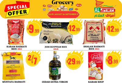 Al-Salam Supermarket Flyer August 26 to September 1