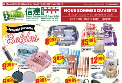 Btrust Supermarket (Montreal) Flyer August 28 to September 3