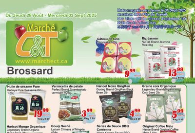Marche C&T (Brossard) Flyer August 28 to September 3