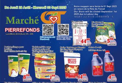 Marche C&T (Pierrefonds) Flyer August 28 to September 3