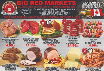 Big Red Markets Flyer August 28 to September 3 Big Red Markets Flyer August 28 to September 3