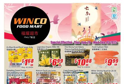 WinCo Food Mart (HWY 7) Flyer August 28 to September 3