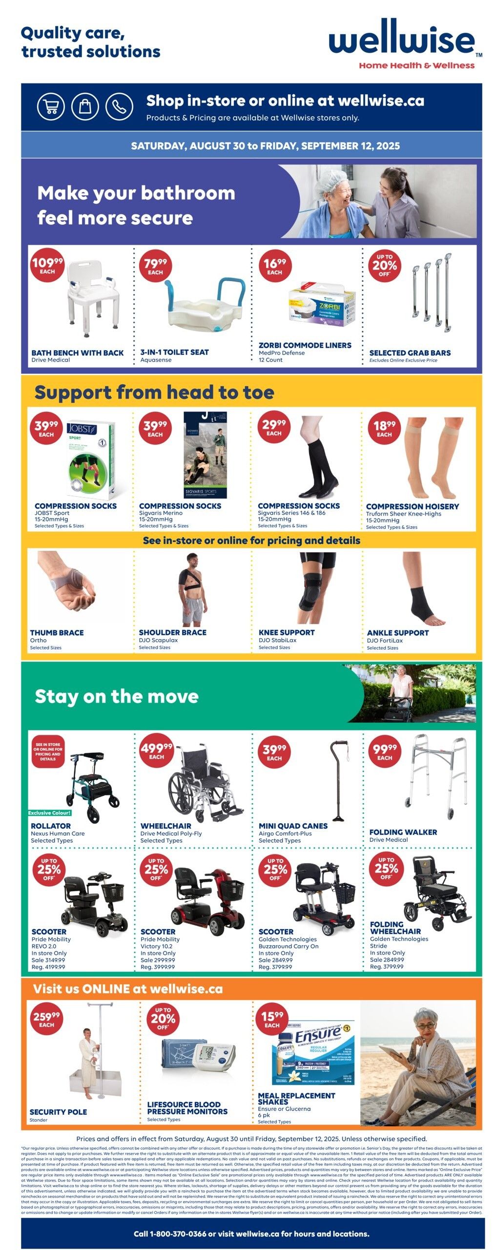 Wellwise By Shoppers Flyer August 30 to September 5