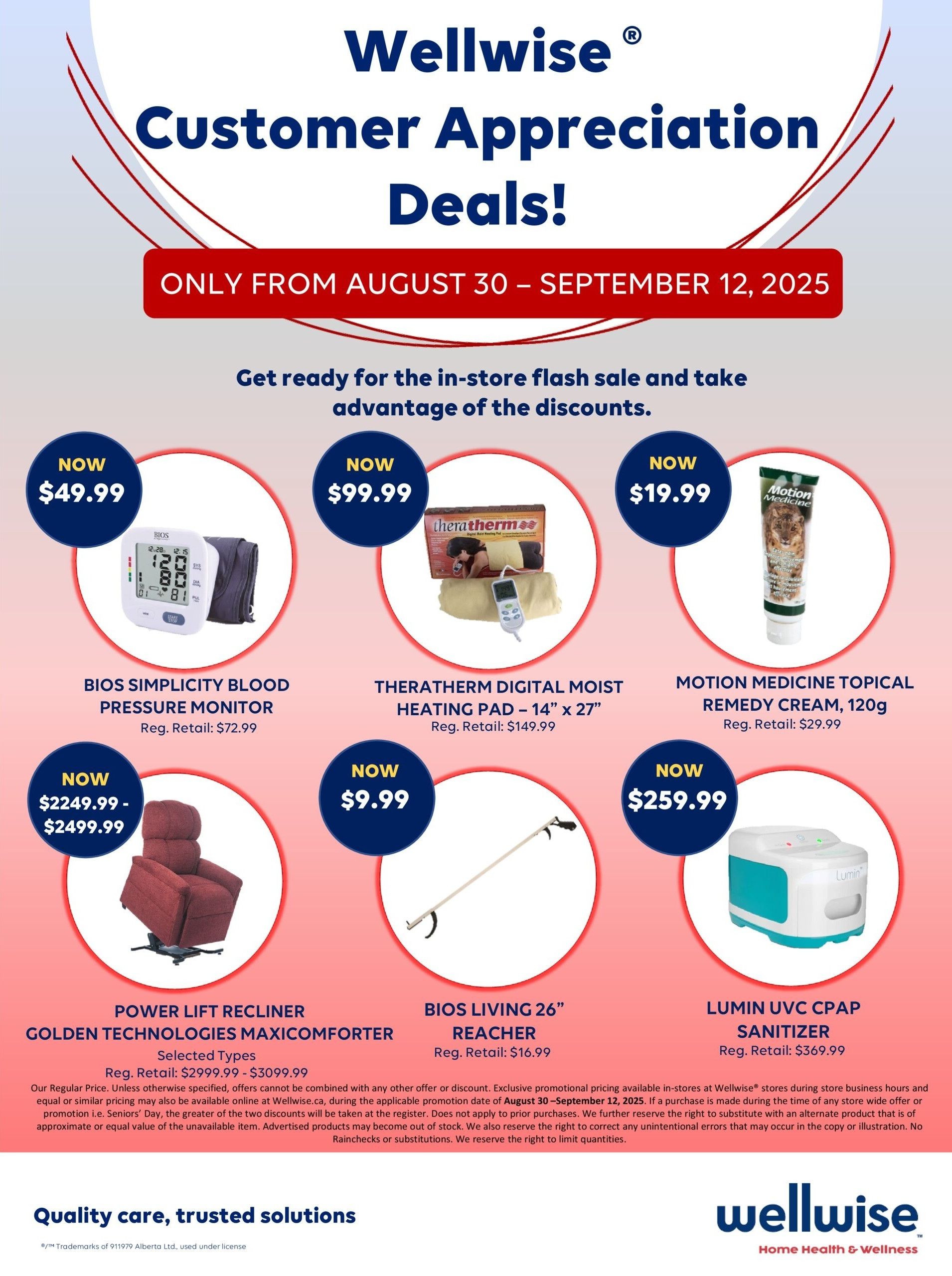 Wellwise By Shoppers Flyer August 30 to September 5