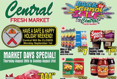 Central Fresh Market Flyer August 28 to September 4 Central Fresh Market Flyer August 28 to September 4