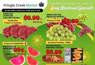 Pringle Creek Market Flyer August 28 to September 3