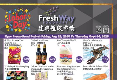 FreshWay Foodmart Flyer August 29 to September 4 FreshWay Foodmart Flyer August 29 to September 4