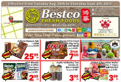 BestCo Food Mart (Downtown Toronto) Flyer August 29 to September 4