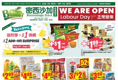 Btrust Supermarket (Mississauga) Flyer August 29 to September 4