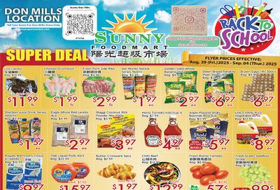 Sunny Foodmart (Don Mills) Flyer August 29 to September 4