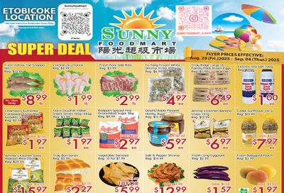 Sunny Foodmart (Etobicoke) Flyer August 29 to September 4