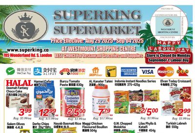 Superking Supermarket (London) Flyer August 29 to September 4