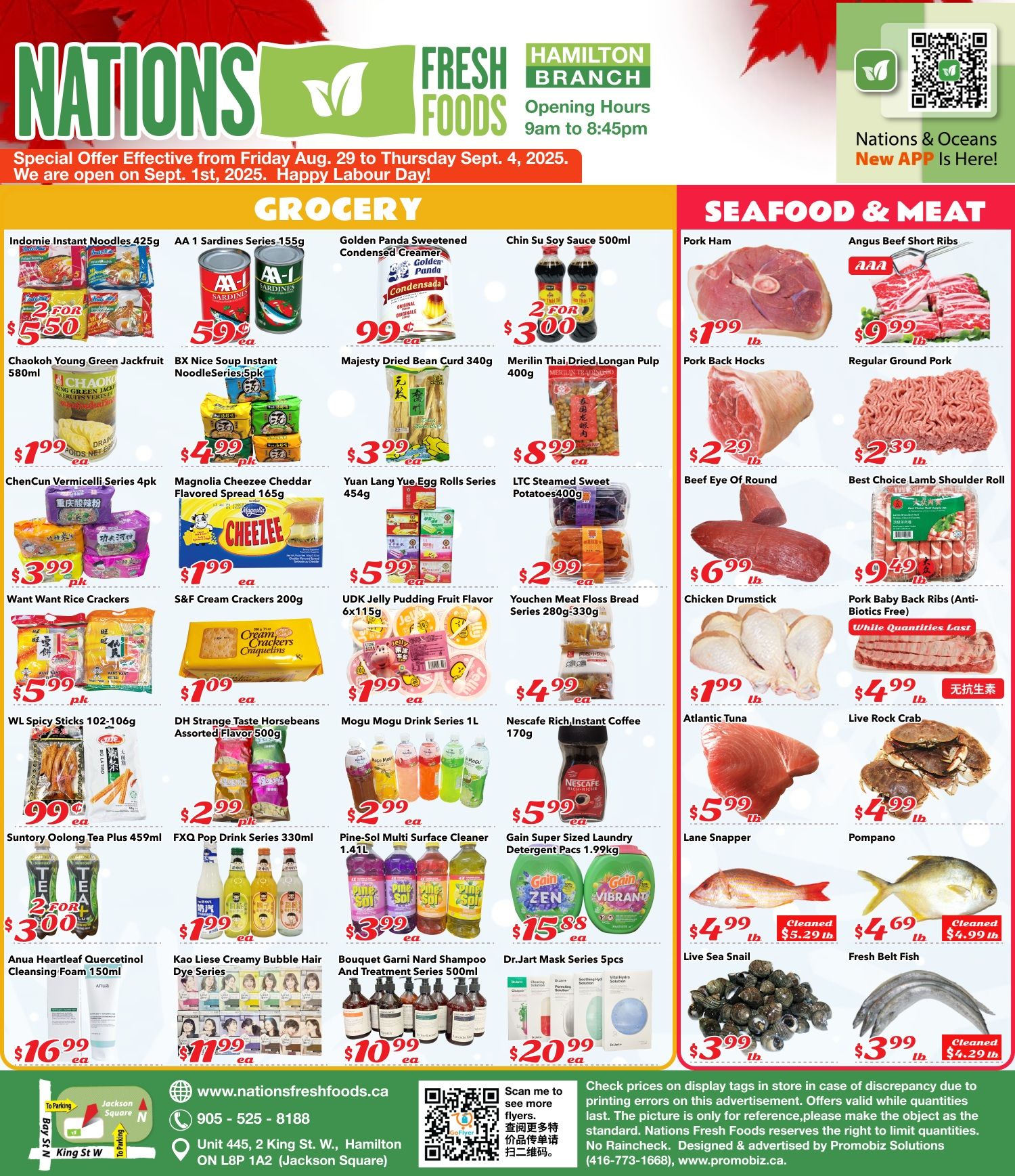 Nations Fresh Foods (Hamilton) Flyer August 29 to September 4