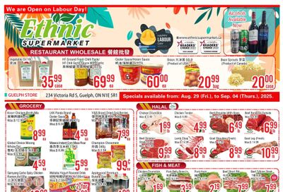 Ethnic Supermarket (Guelph) Flyer August 29 to September 4 Ethnic Supermarket (Guelph) Flyer August 29 to September 4